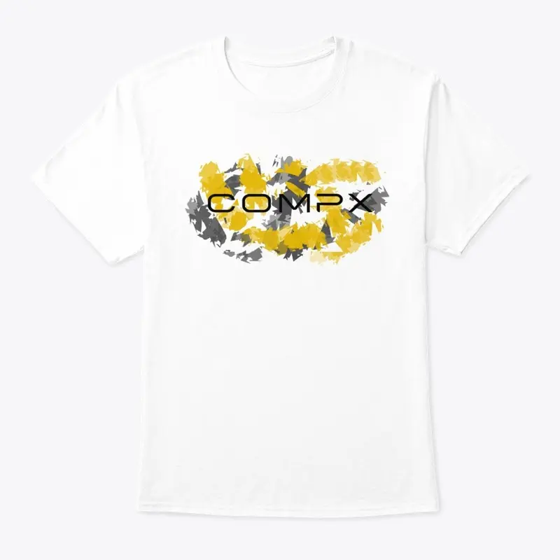 CompX Yellow Splatter Black Word Tee 