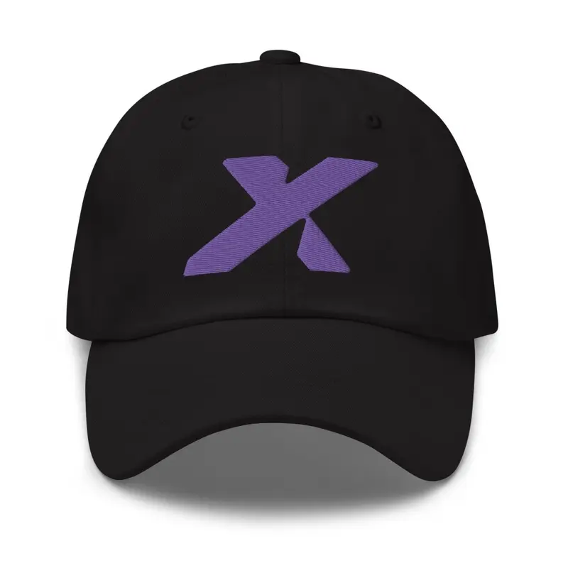 Purple CompX Logo Dad Hat