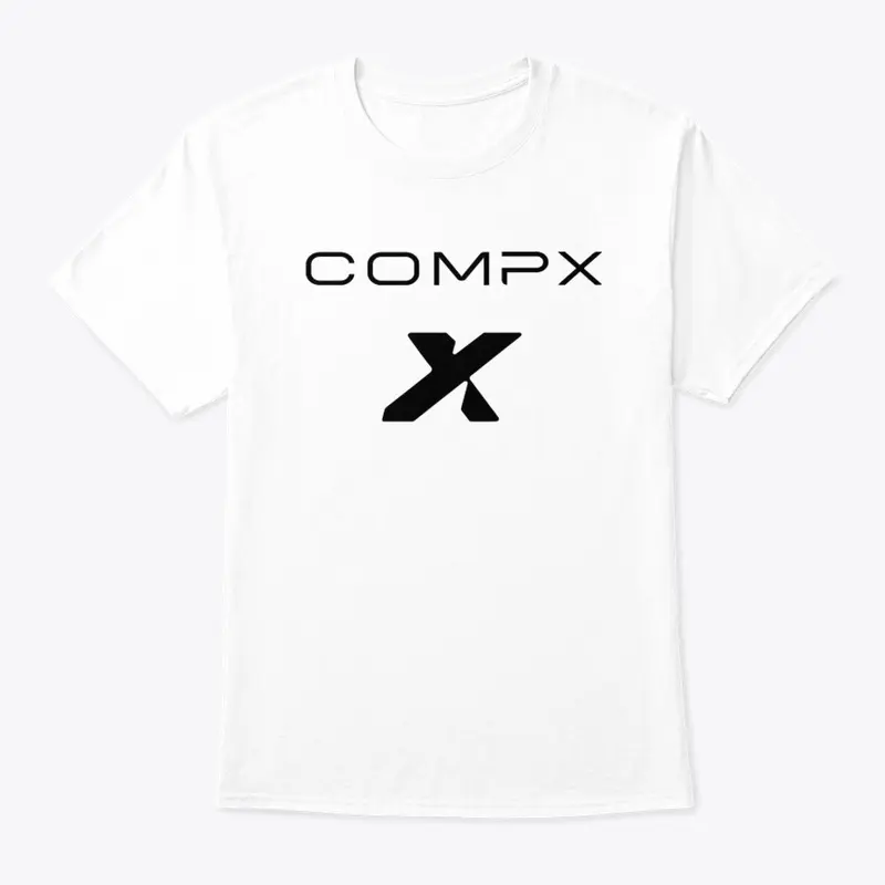 CompX Black Logo Word Tee